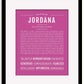 Frame Options | Dark Pink | Black Frame, Matted