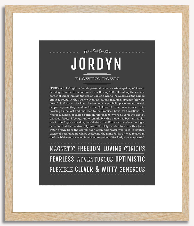 Jordyn | Name Art Print