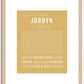 Jordyn | Name Art Print