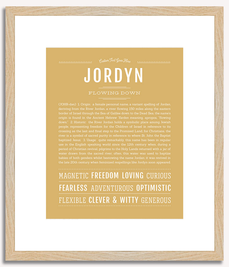 Jordyn | Name Art Print