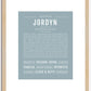 Jordyn | Name Art Print