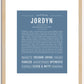 Jordyn | Name Art Print