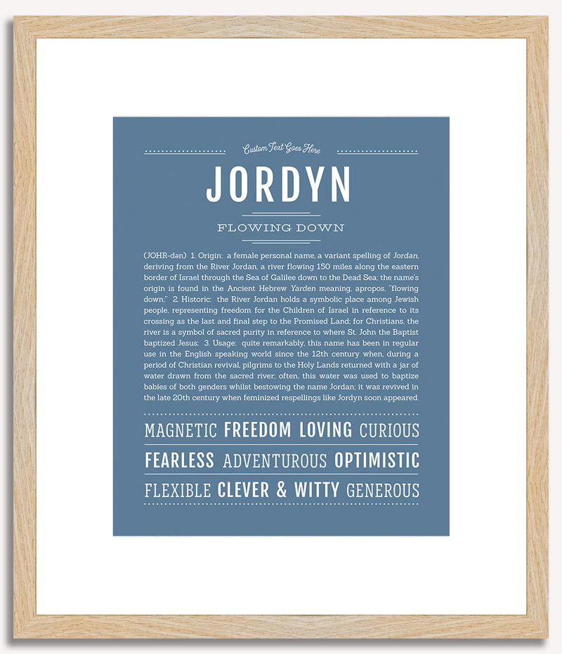 Jordyn | Name Art Print