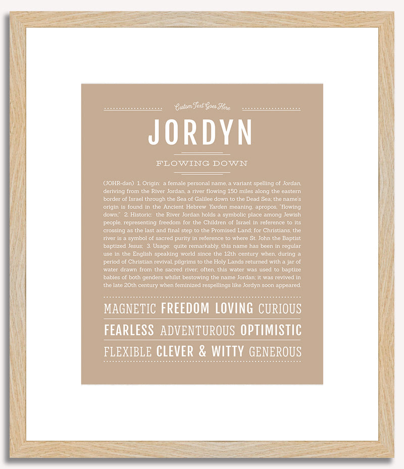 Jordyn | Name Art Print