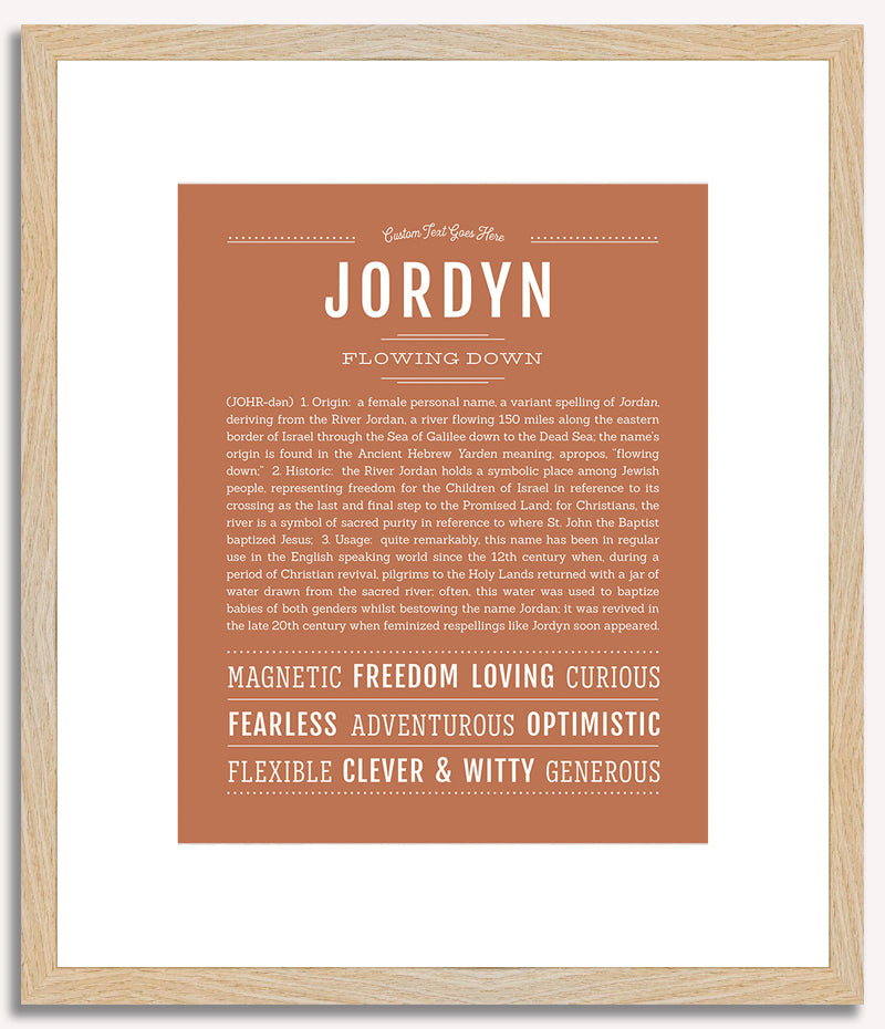 Jordyn | Name Art Print