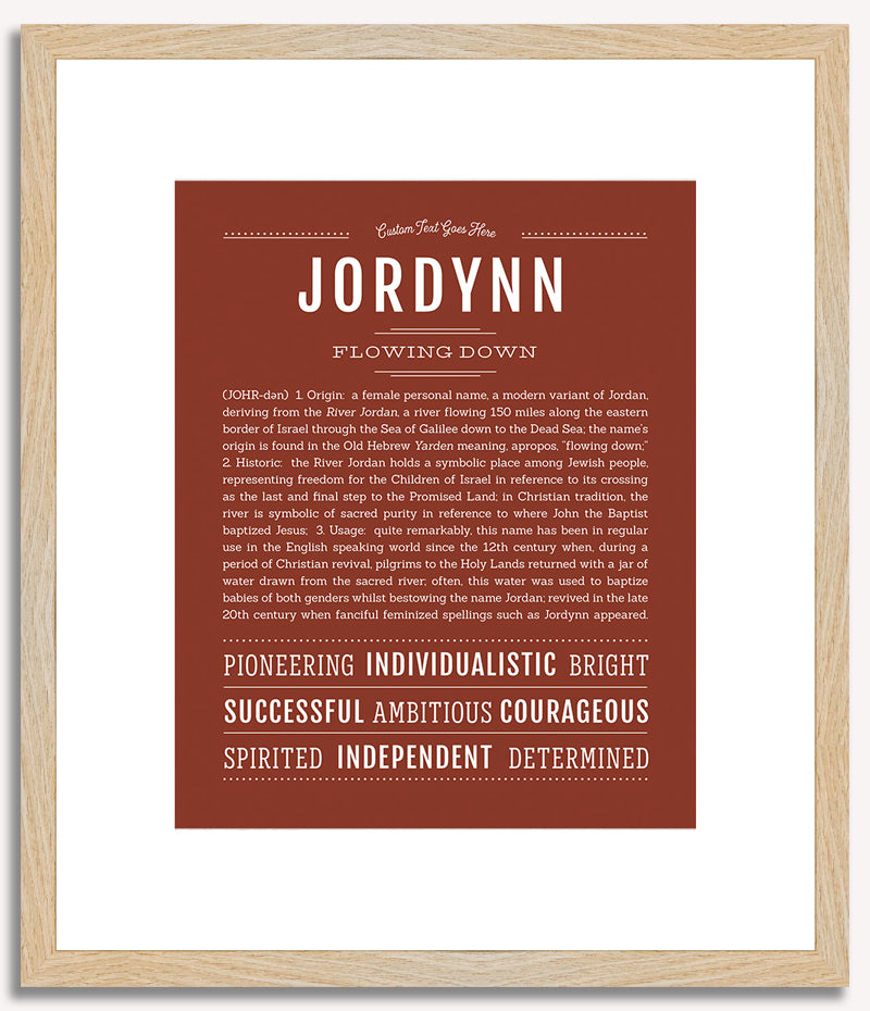 Jordynn | Name Art Print