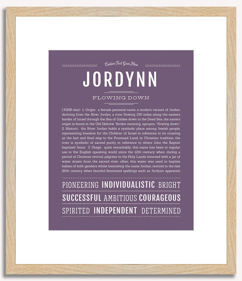 Jordynn | Name Art Print