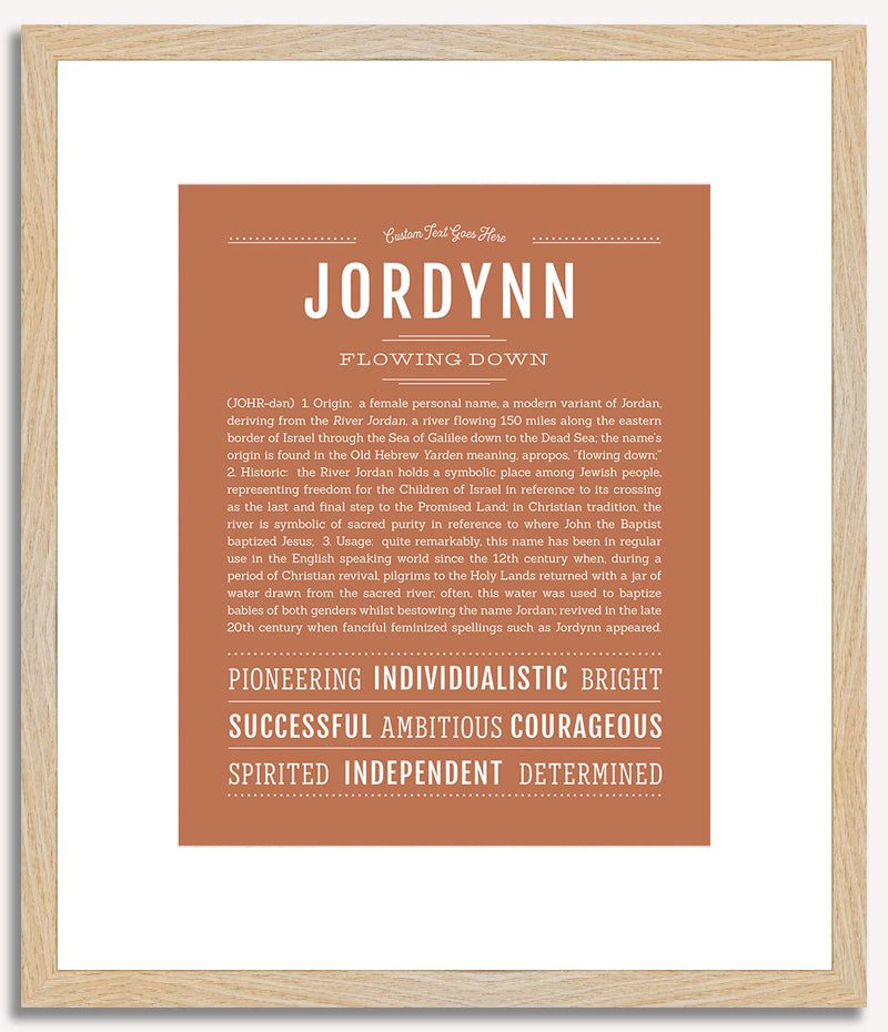 Jordynn | Name Art Print