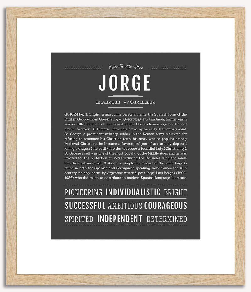 Jorge | Name Art Print