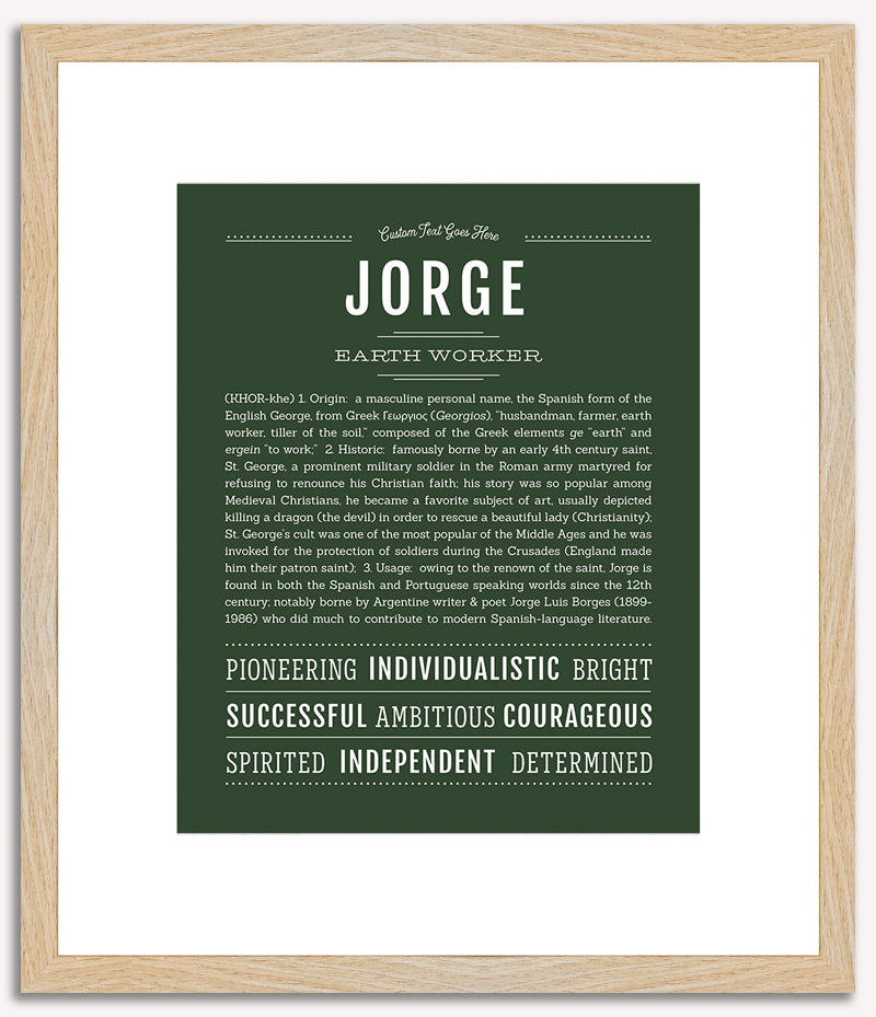 Jorge | Name Art Print