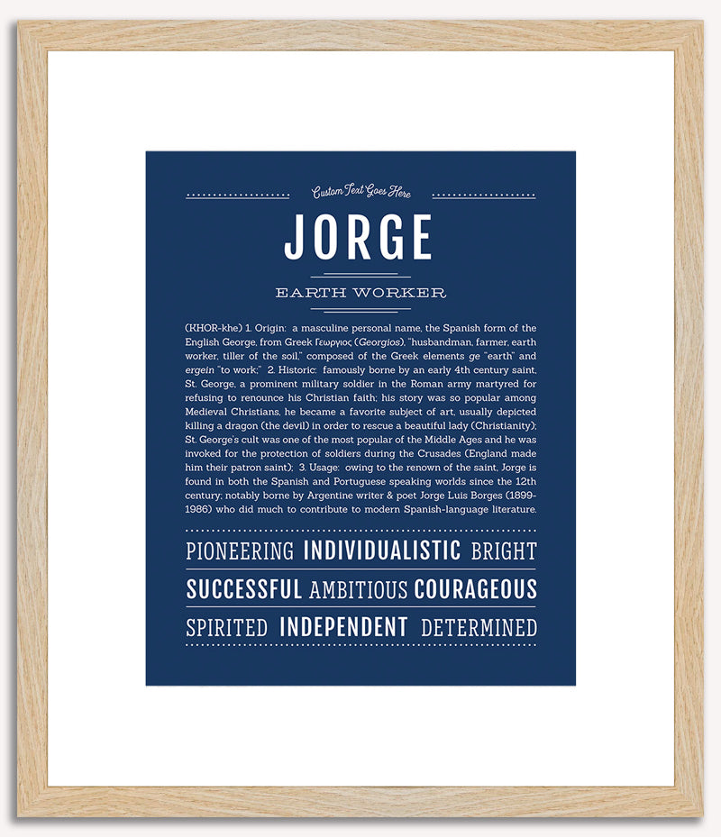 Jorge | Name Art Print