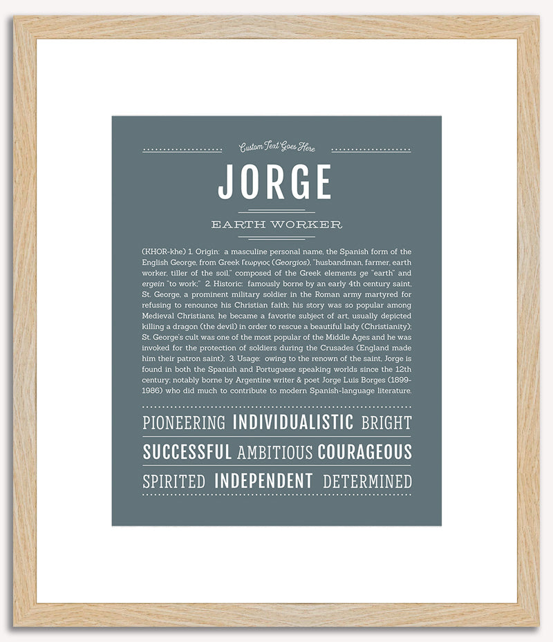 Jorge | Name Art Print