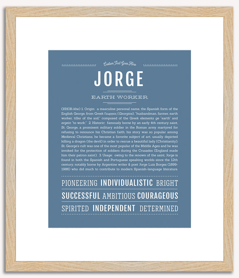 Jorge | Name Art Print