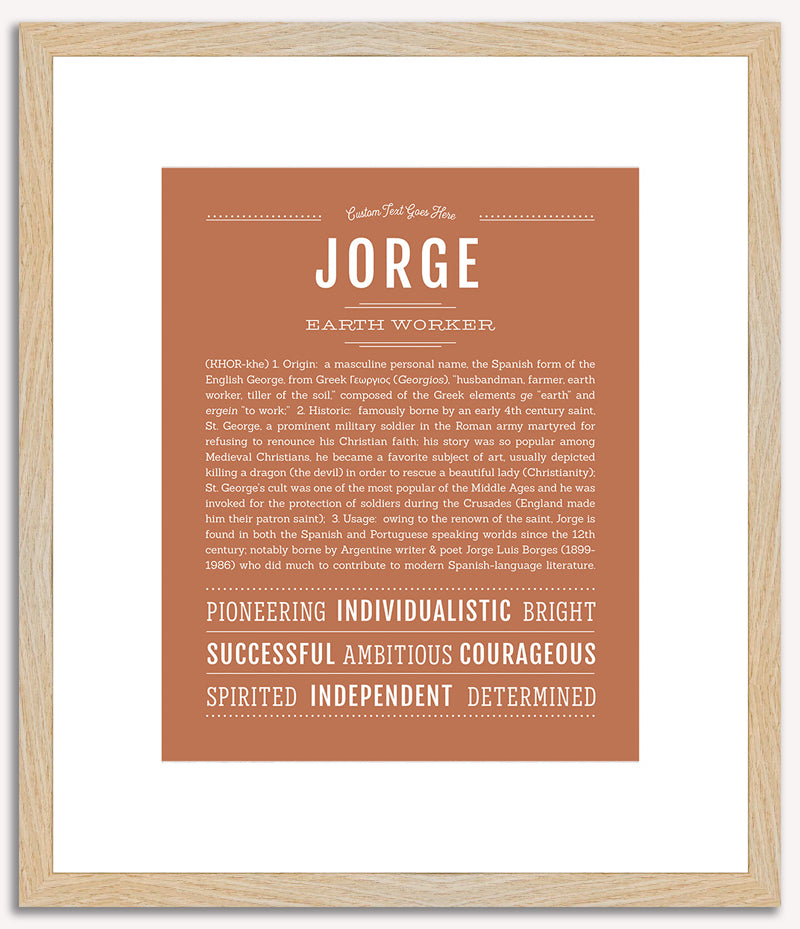 Jorge | Name Art Print