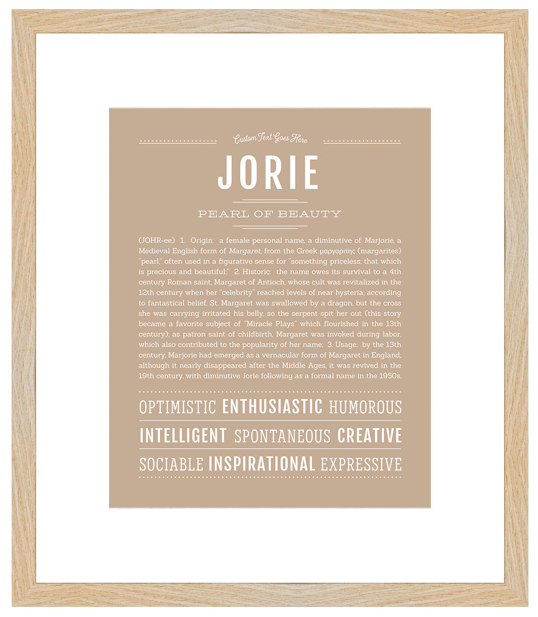 Jorie | Name Art Print