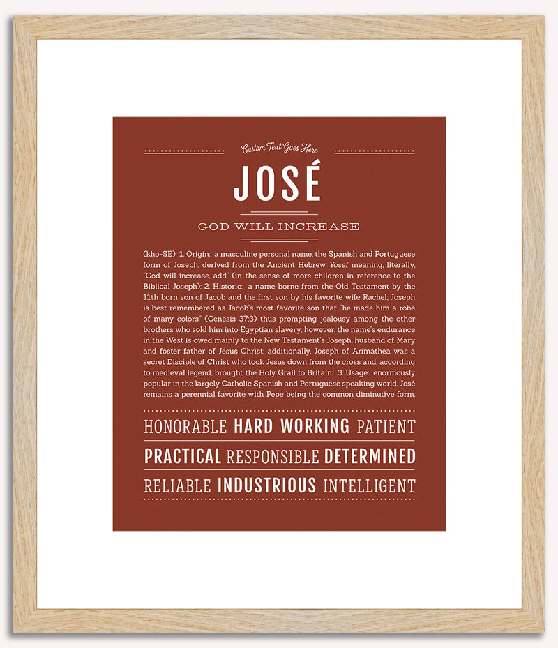 Jose | Name Art Print