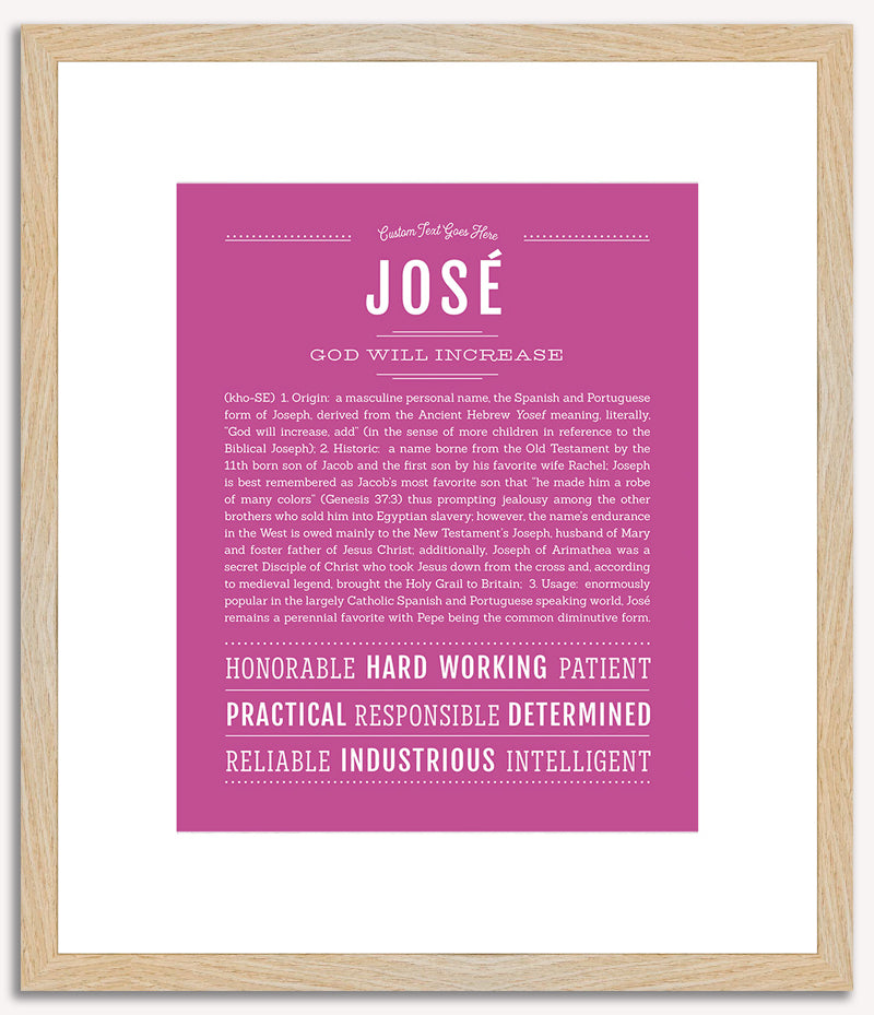 Jose | Name Art Print