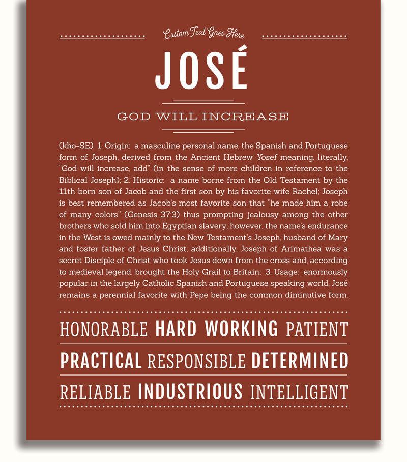 Name Jose Jose Name In English