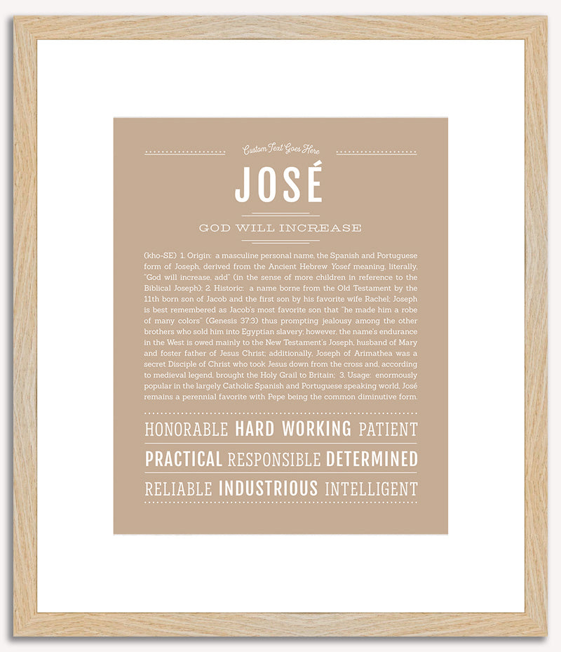 Jose | Name Art Print