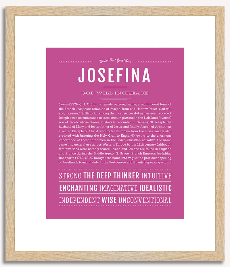 Josefina | Name Art Print