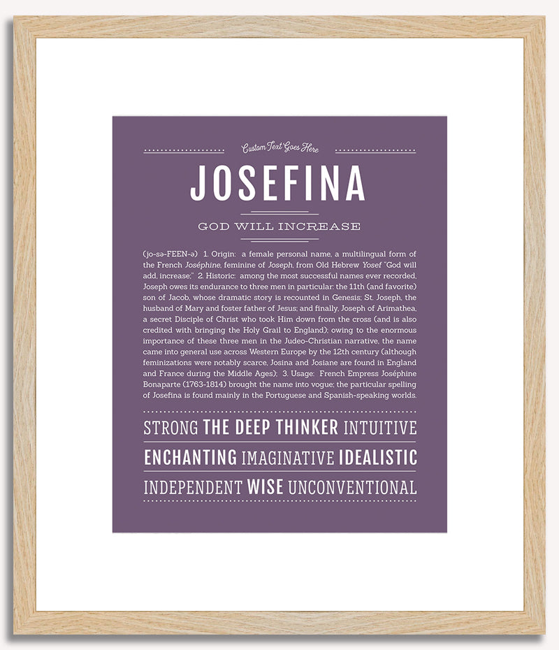 Josefina | Name Art Print