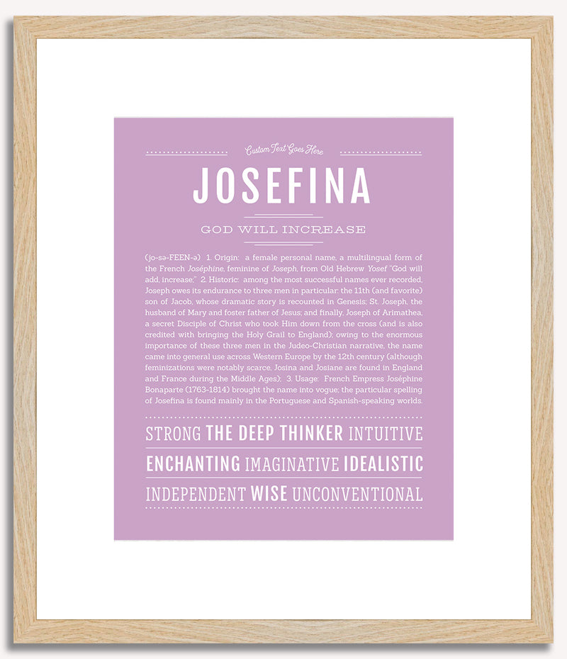 Josefina | Name Art Print