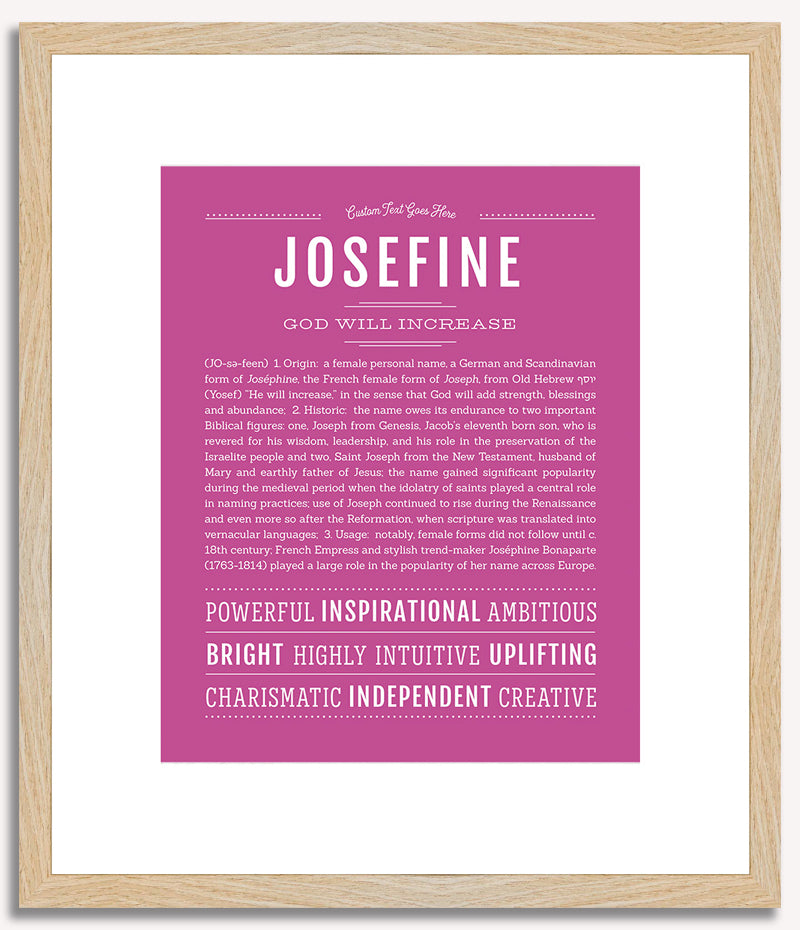 Josefine | Name Art Print