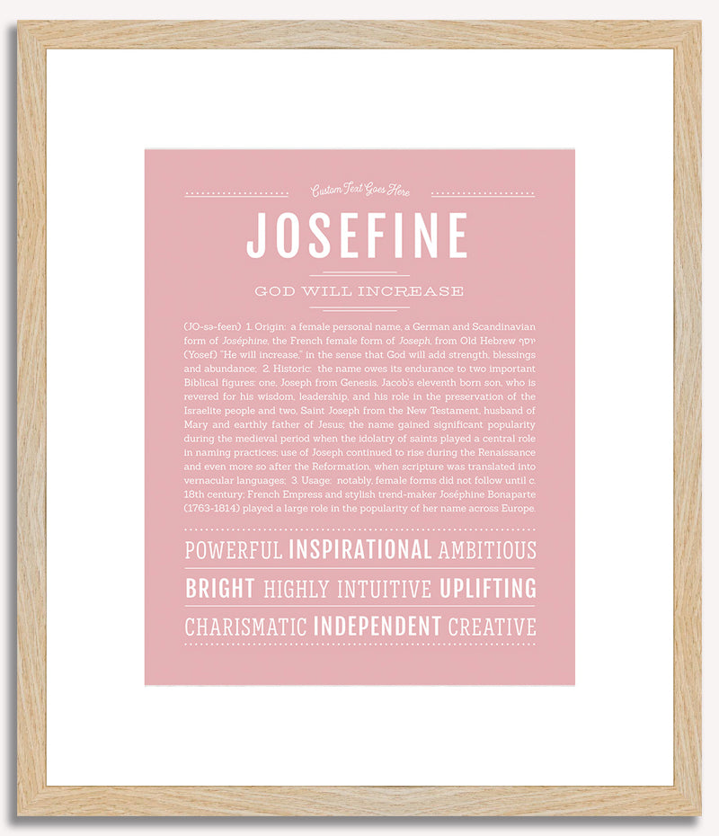 Josefine | Name Art Print