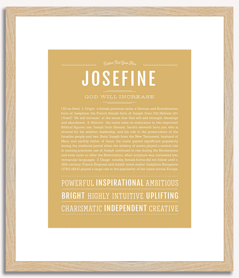 Josefine | Name Art Print