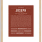 Joseph | Name Art Print