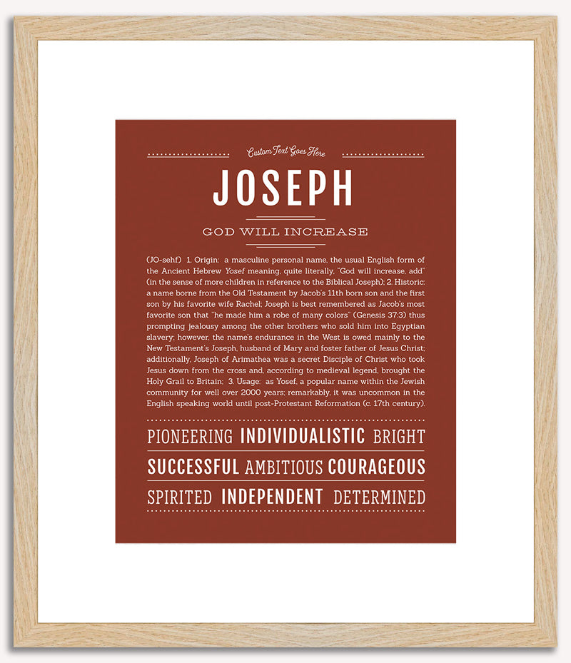 Joseph | Name Art Print