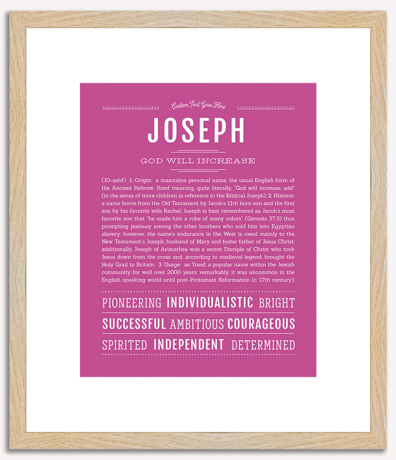 Joseph | Name Art Print