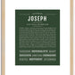 Joseph | Name Art Print