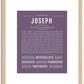 Joseph | Name Art Print