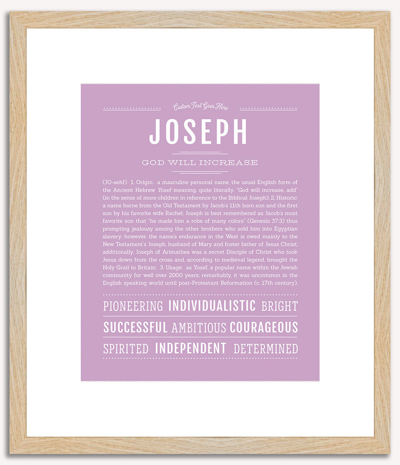 Joseph | Name Art Print