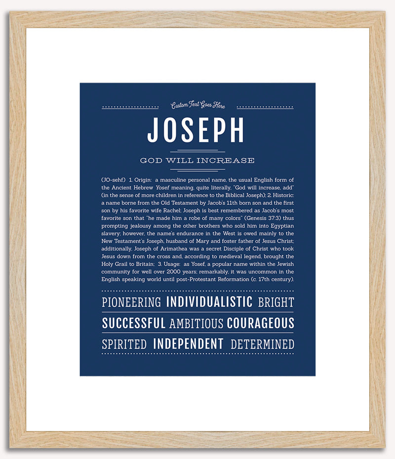 Joseph | Name Art Print