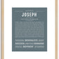 Joseph | Name Art Print