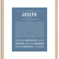 Joseph | Name Art Print