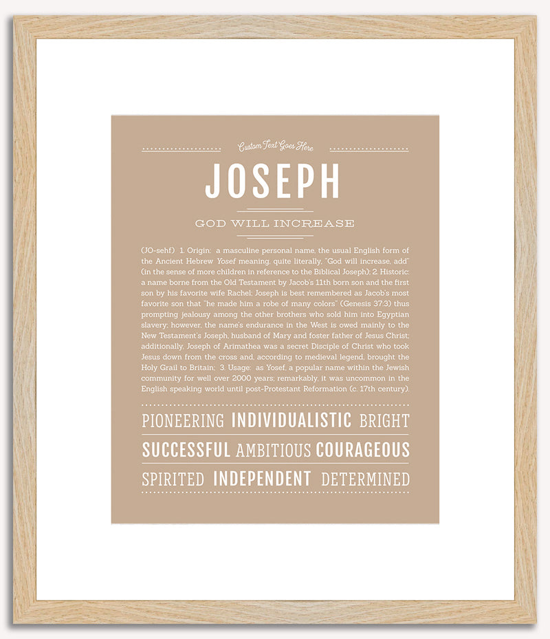 Joseph | Name Art Print