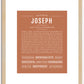 Joseph | Name Art Print