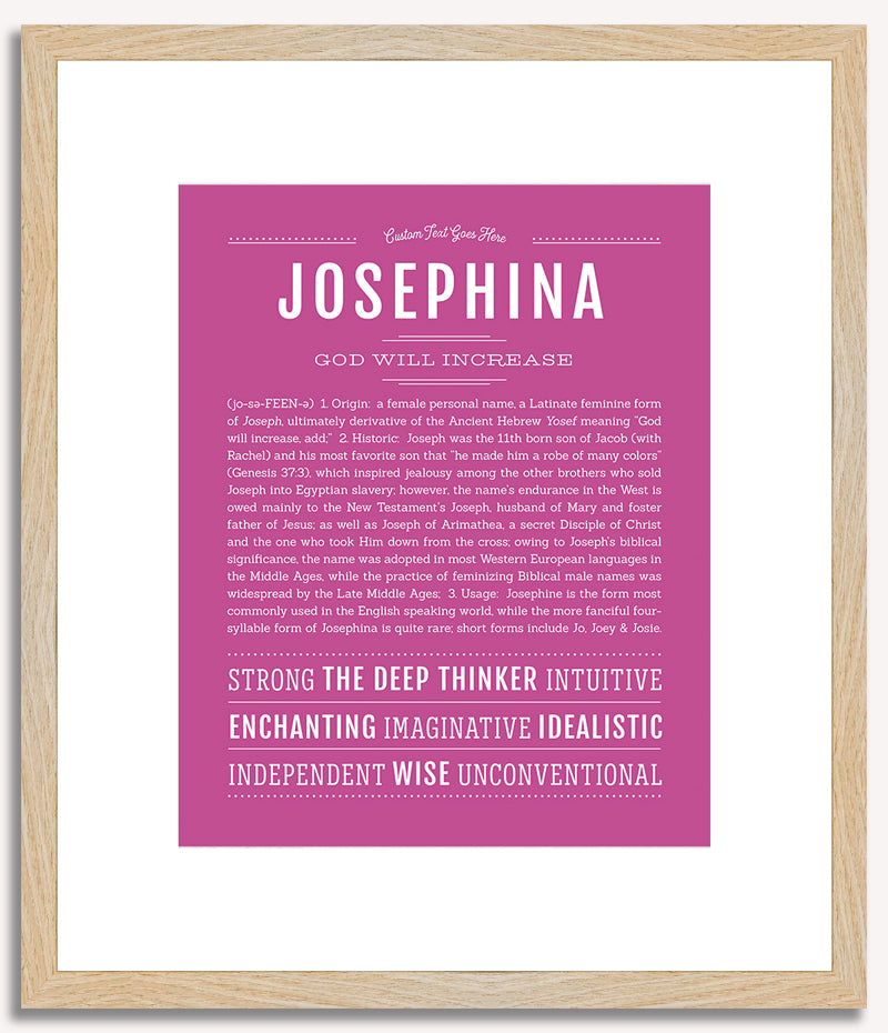 Josephina | Name Art Print