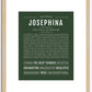 Josephina | Name Art Print