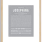 Josephina | Name Art Print