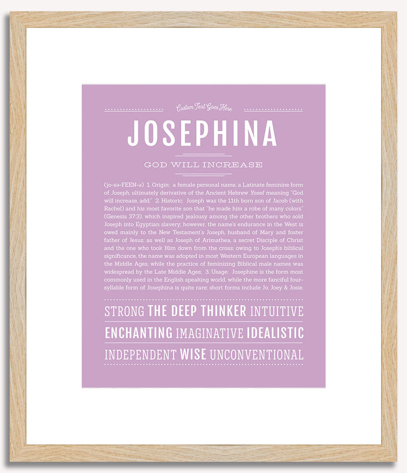 Josephina | Name Art Print