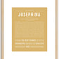 Josephina | Name Art Print