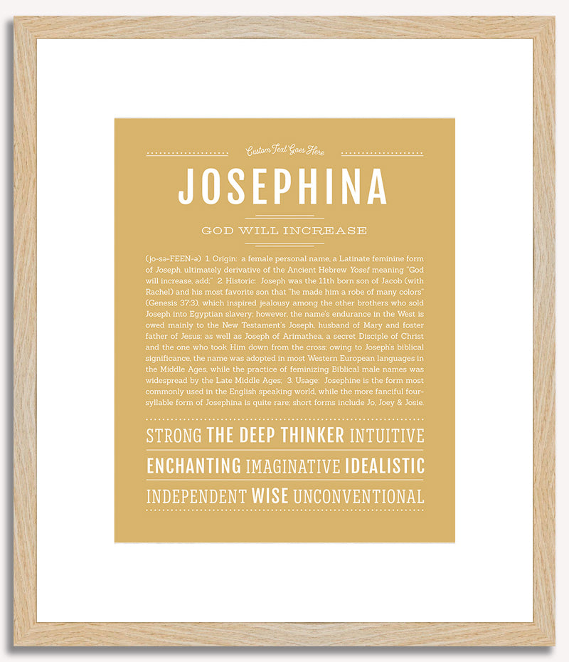 Josephina | Name Art Print