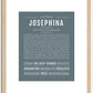 Josephina | Name Art Print