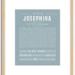 Josephina | Name Art Print