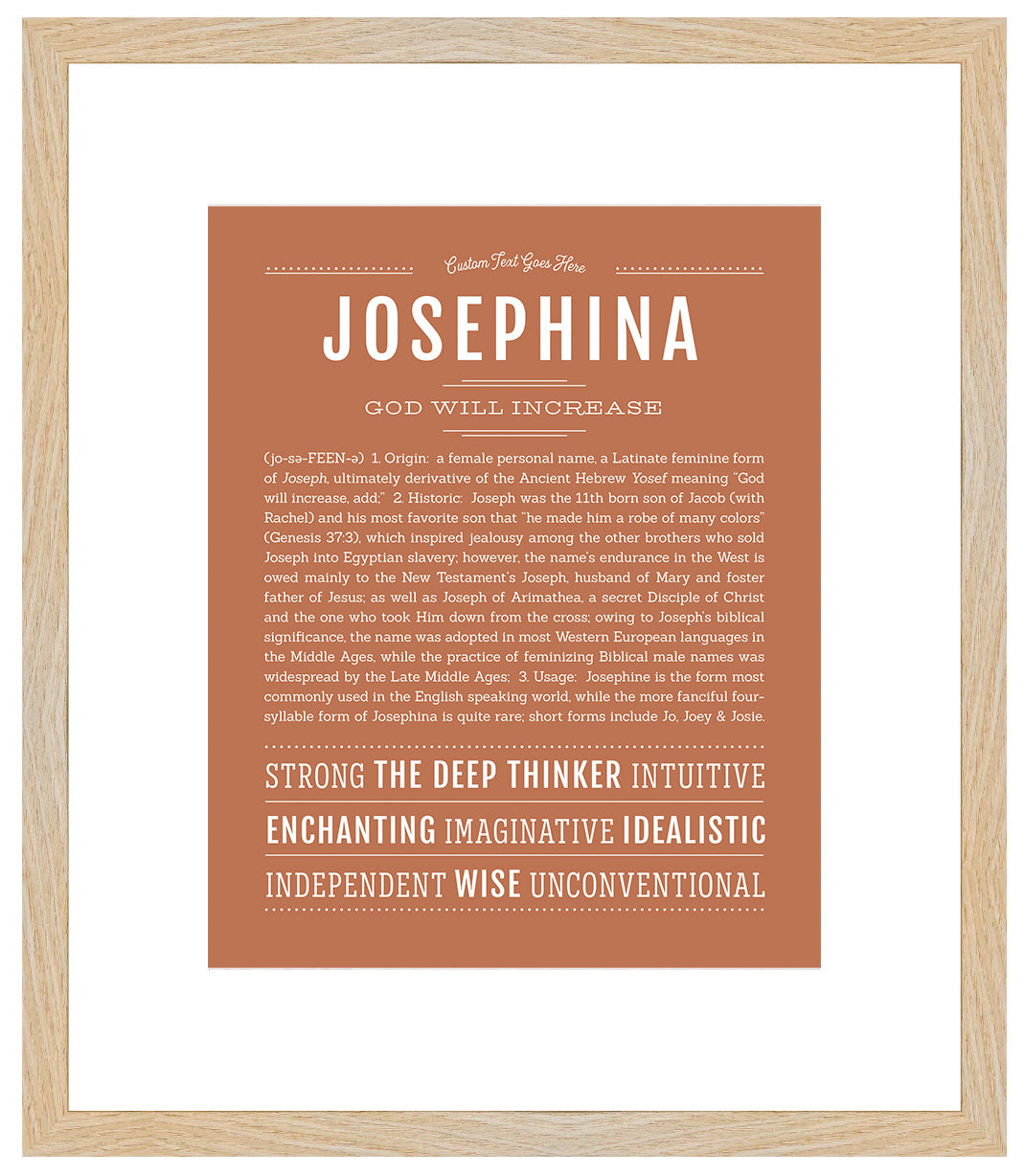 Josephina | Name Art Print