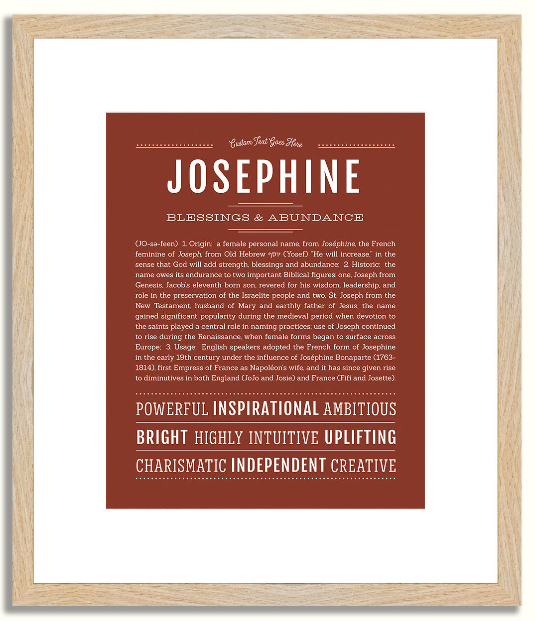 Josephine | Name Art Print